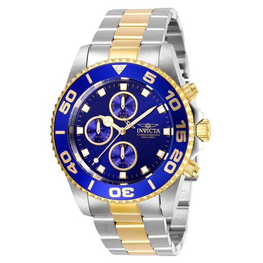Invicta Men's Pro Diver Quartz Multifunction Blue Dial Watch