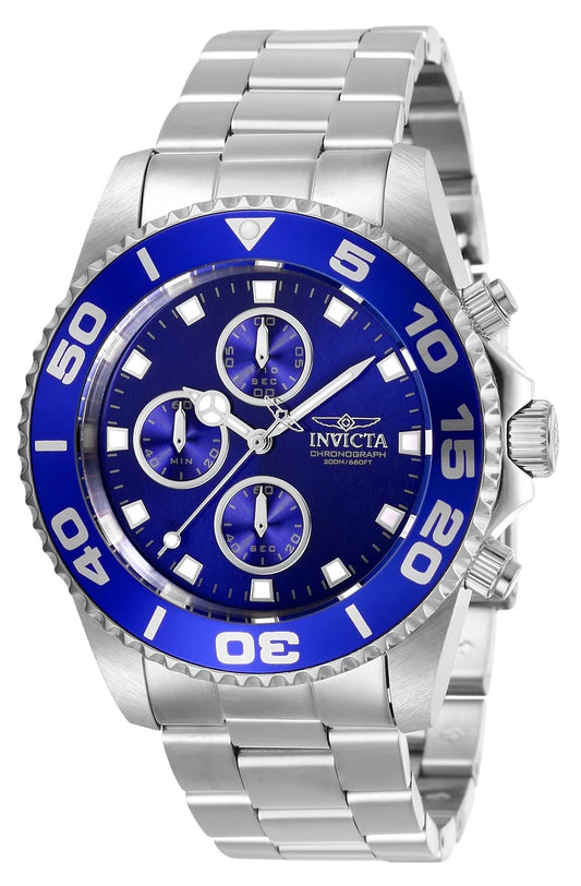 Invicta Men's Pro Diver  Quartz Multifunction Blue Dial Watch
