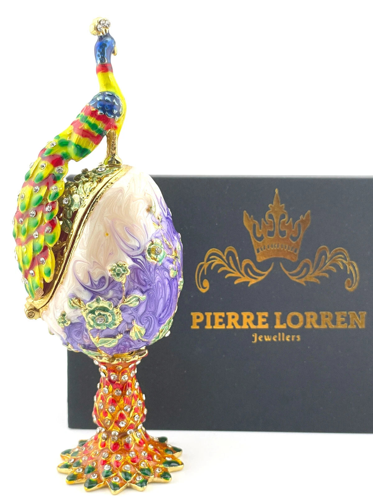 Gold Graduation Good Luck Fabergé Egg Trinket Box – Imperial Pierre Lorren