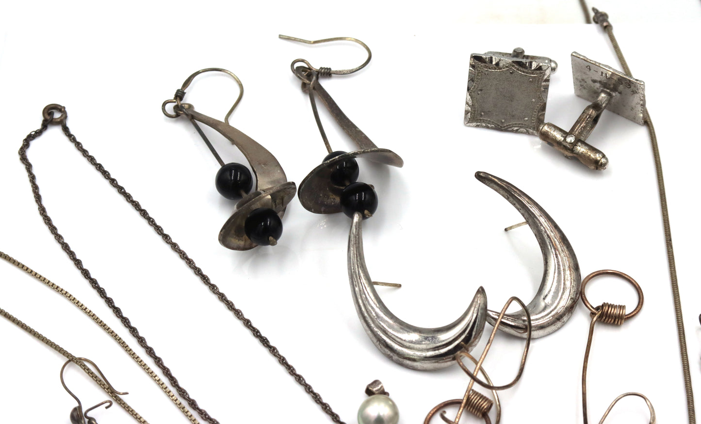 Big group lot of vintage 925 sterling silver mixed jewelry