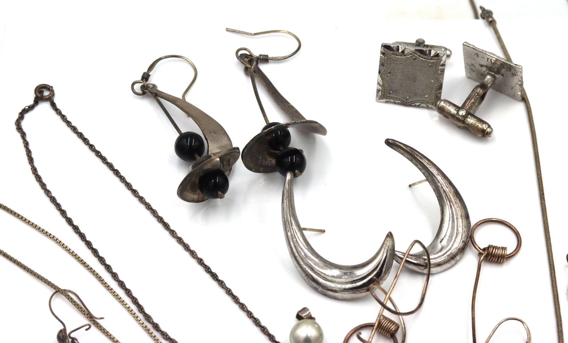Big group lot of vintage 925 sterling silver mixed jewelry