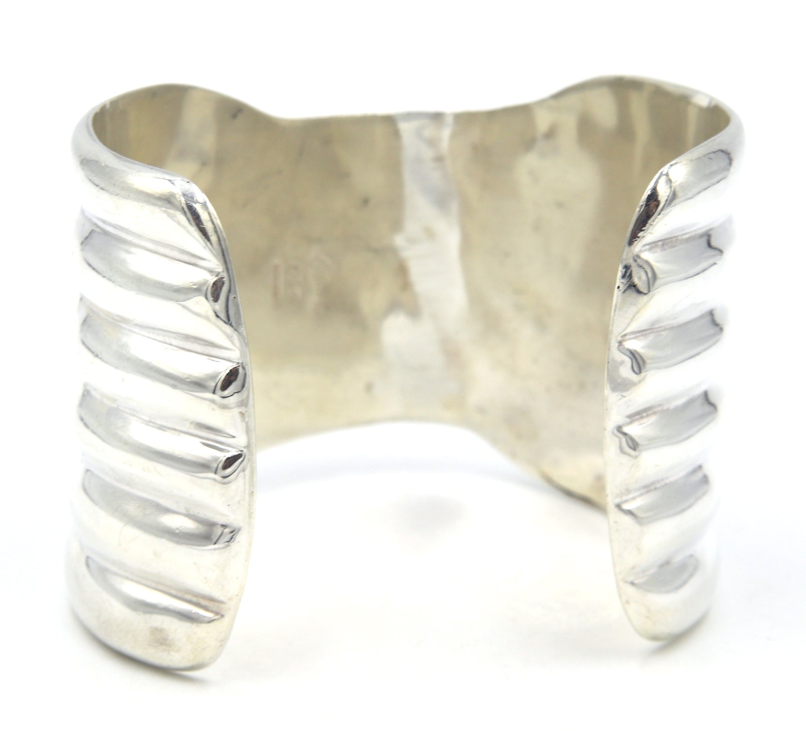 925 Sterling silver wide cuff bangle