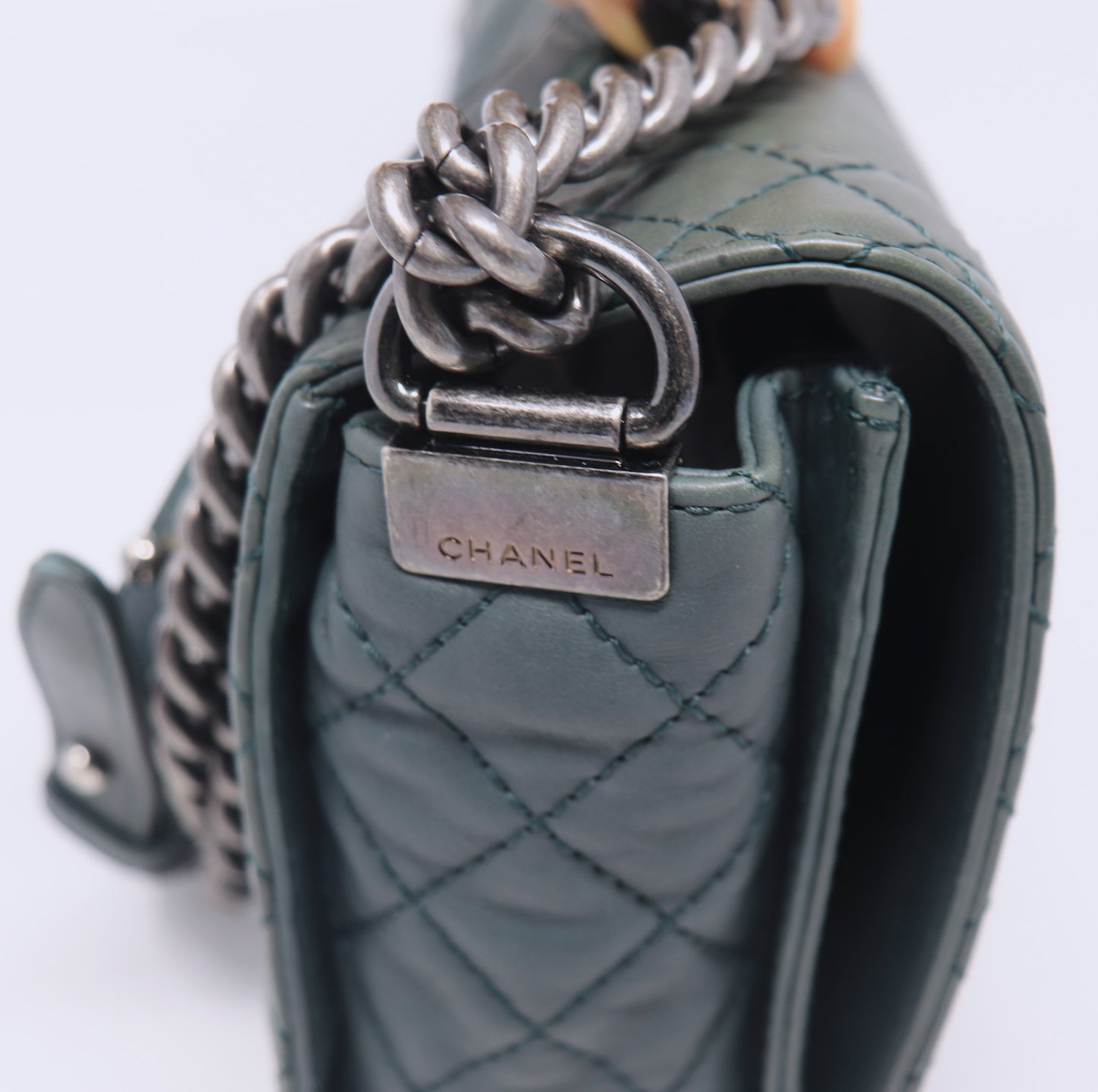 Chanel Boy Medium Reverso Calfskin Leather Shoulder Bag