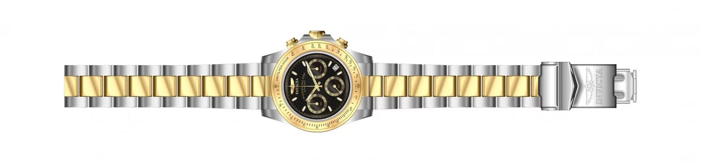 Invicta Men's Speedway Quartz 3 Hand Black Dial Watch