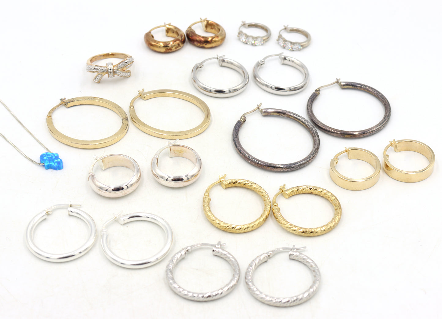 Group lot of 925 Vintage sterling silver jewelry