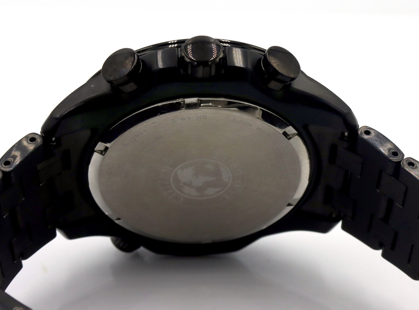 Citizen Eco drive black dial stainless steel men's watch