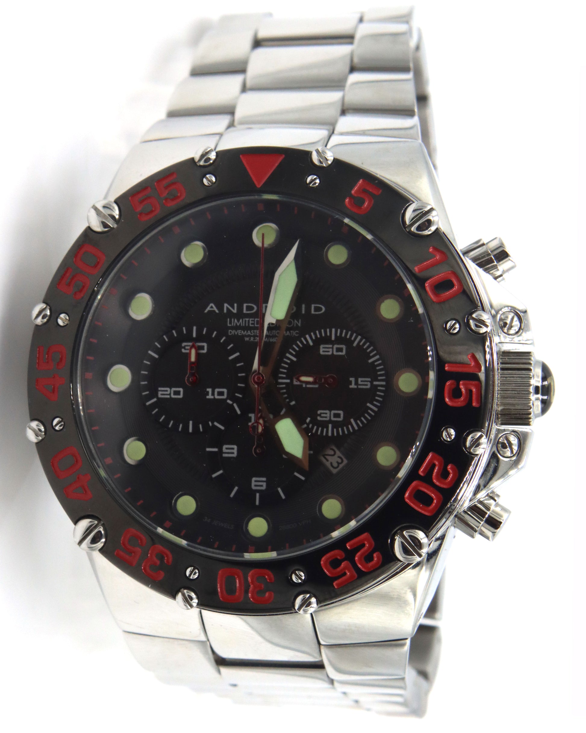 Android Enforcer SII NE78A chronograph automatic watch