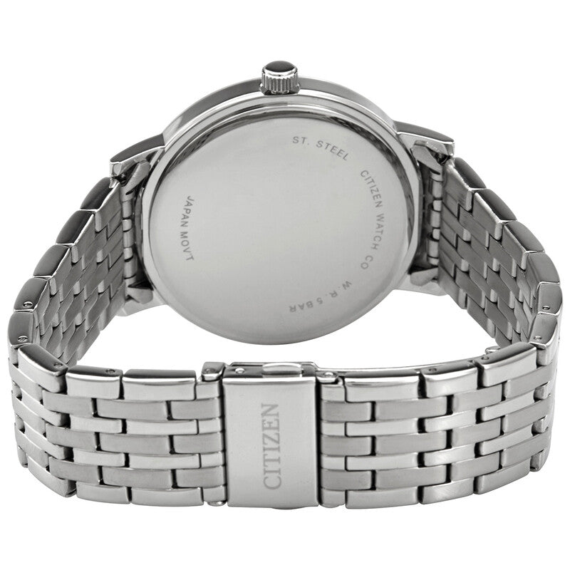 Citizen Quartz Grey Dial Stainless Steel Men's Watch
