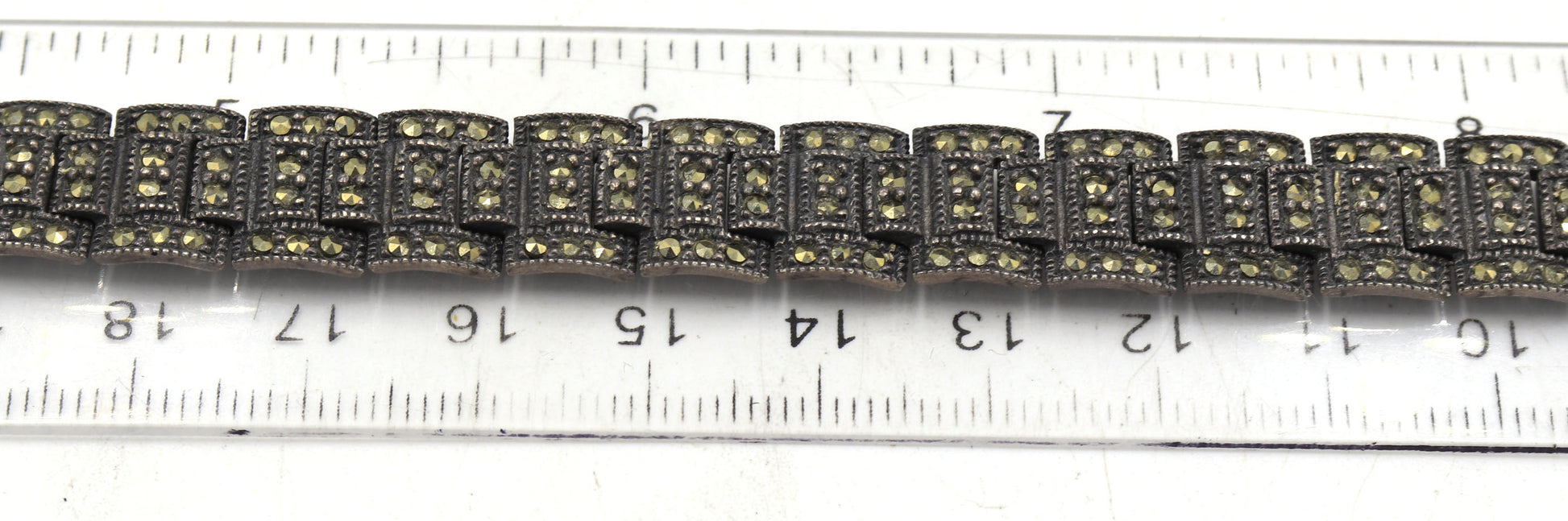 Group lot of 10 Vintage 925 sterling silver bracelets