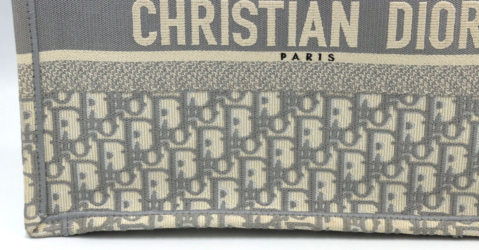Christian Dior Canvas book tote