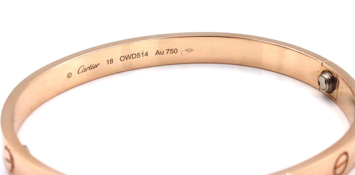 Authentic Cartier Yellow gold lover bangle bracelet