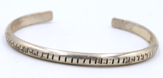 Vintage 925 sterling silver cuff bangle