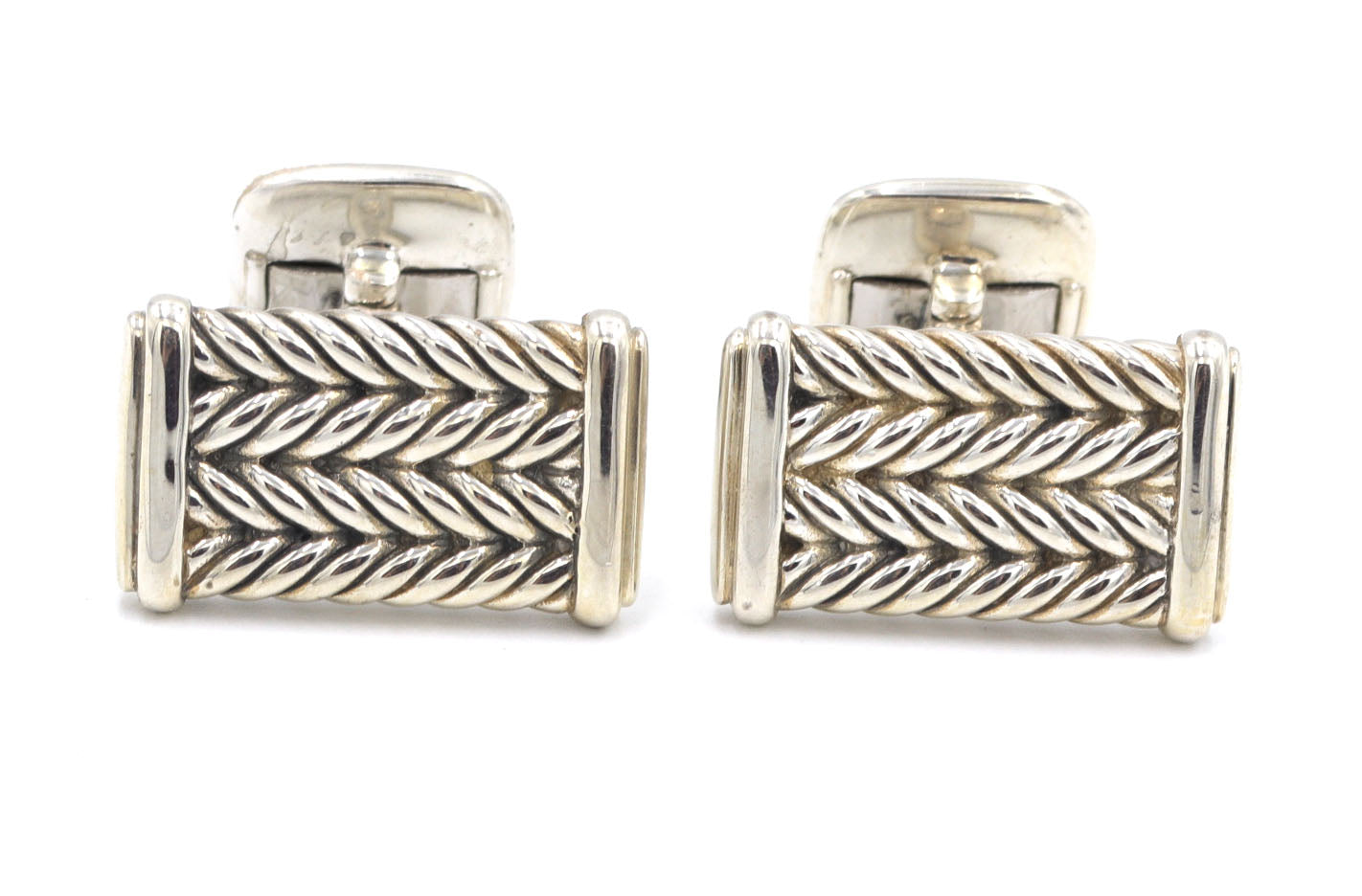 David Yurman Chevron Cufflinks