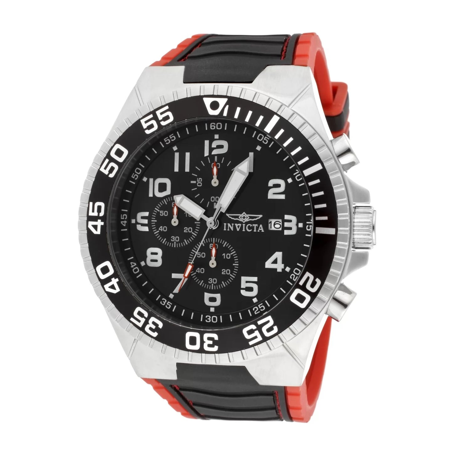Invicta Men's Pro Diver Quartz 3 Hand Black Dial Watch