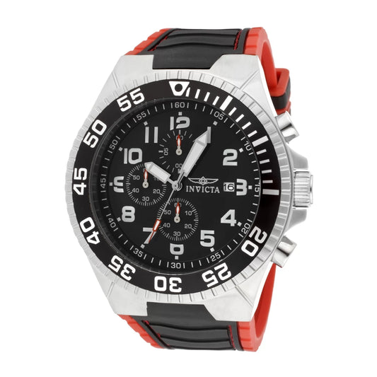 Invicta Men's Pro Diver Quartz 3 Hand Black Dial Watch