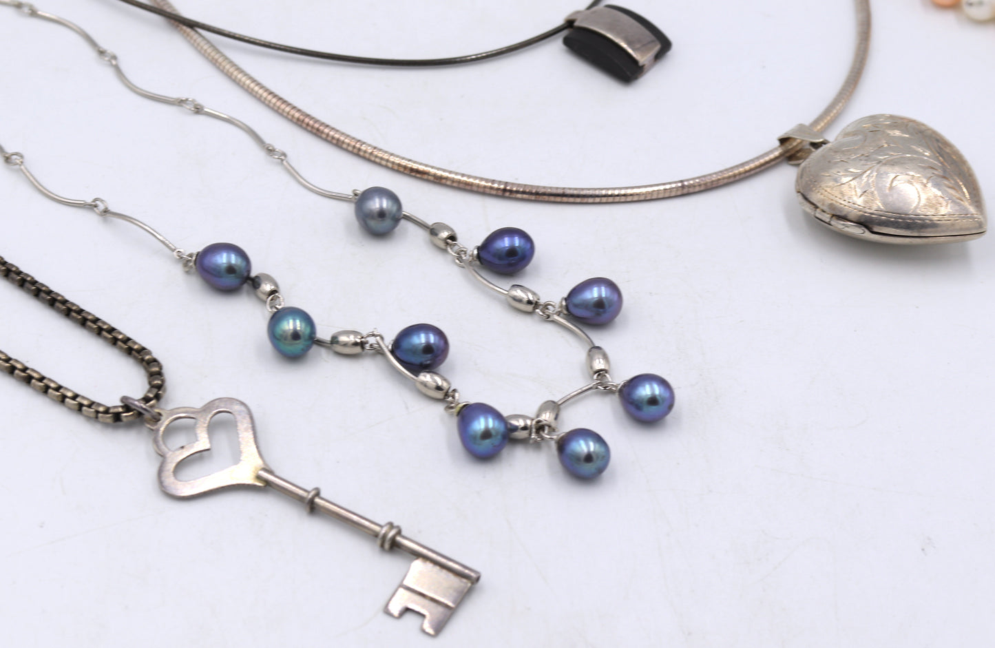 Group lot of vintage 925 sterling silver jewelry