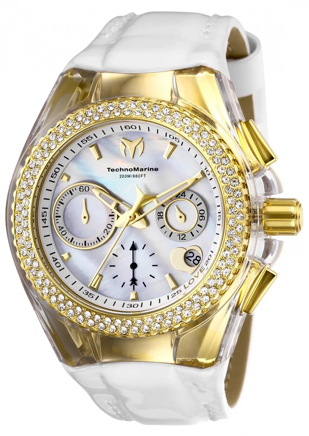 Technomarine Women's Cruise Valentine Quartz White Dial Watch