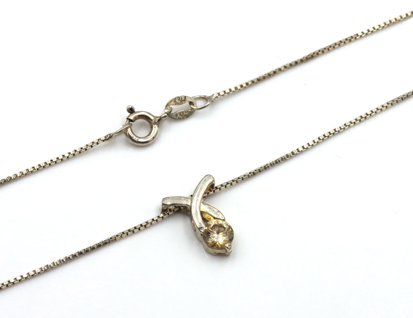 Group lot of 9 vintage 925 sterling silver necklaces