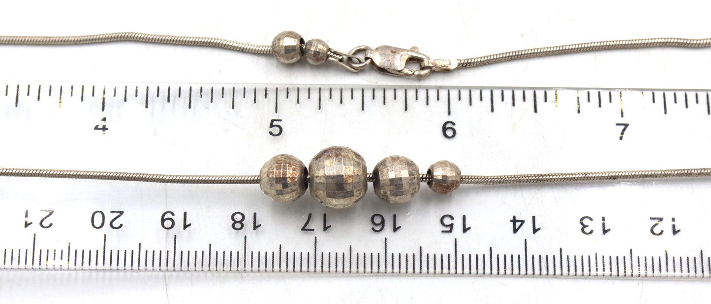 Group lot of 5 Vintage 925 sterling silver necklaces