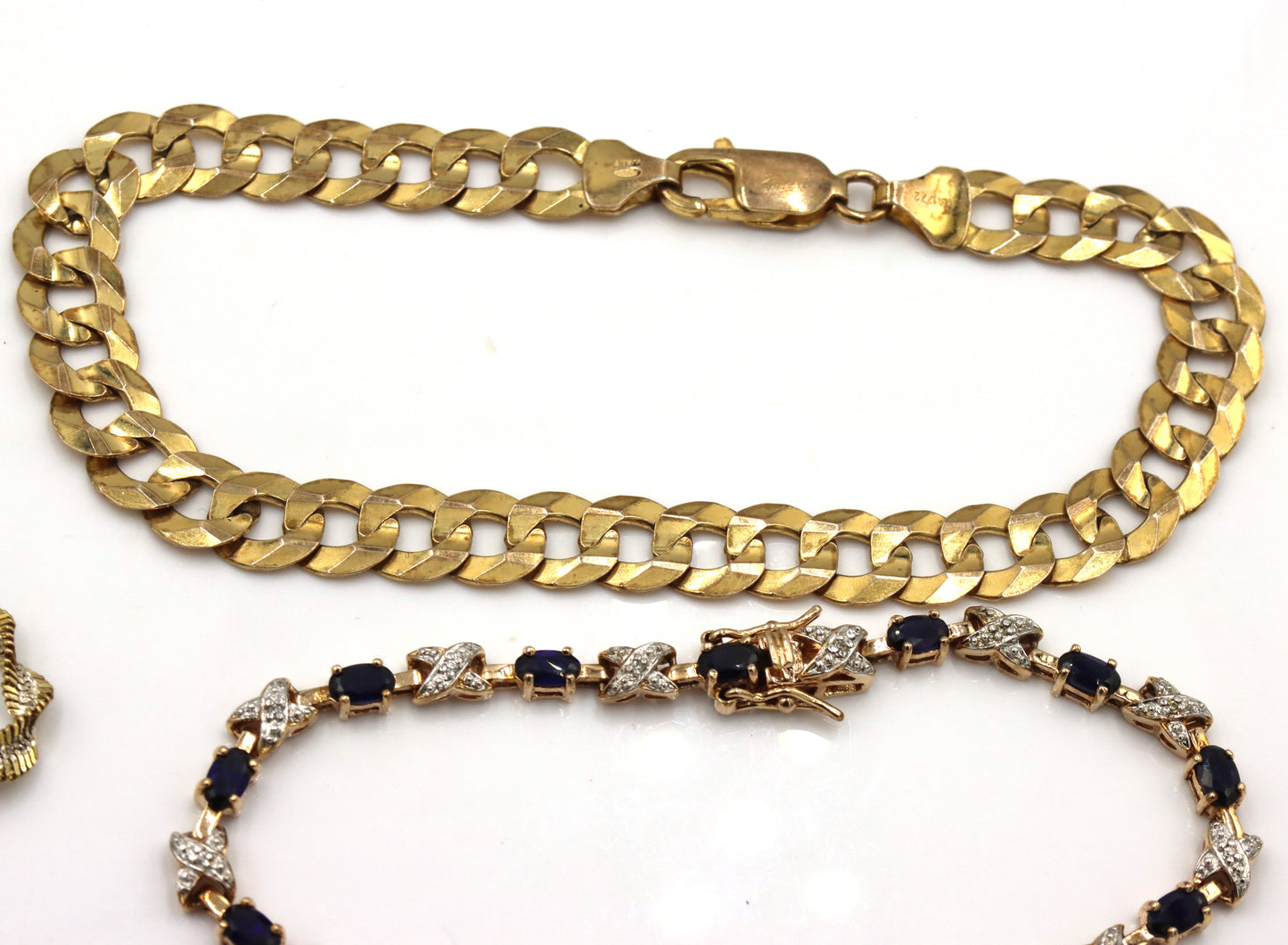Group lot of 7 vintage 925 sterling silver bracelets