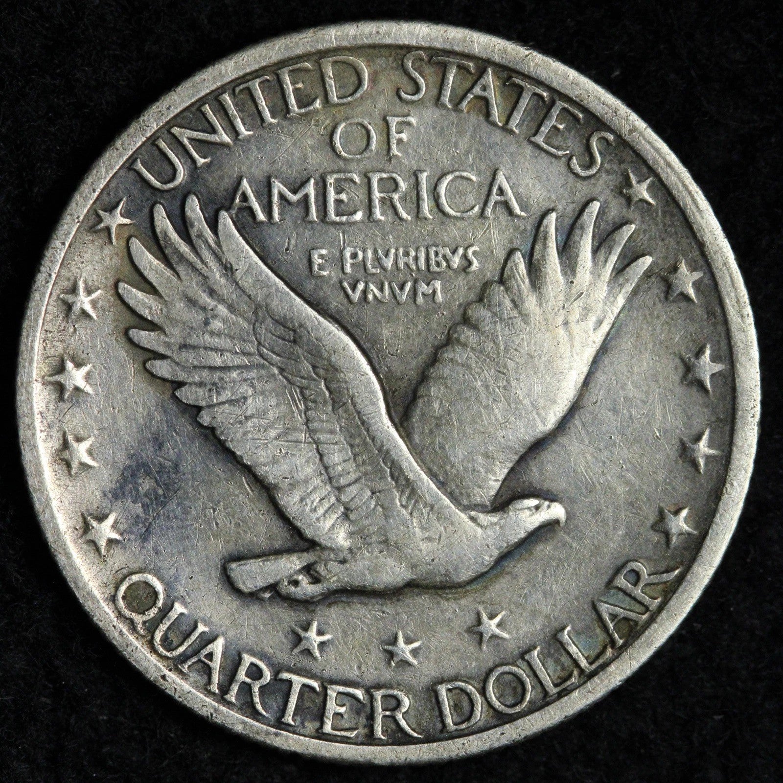1919 Standing Liberty Quarter Type 2 Better Early Silver Quarter Fine - Very Fine Details
