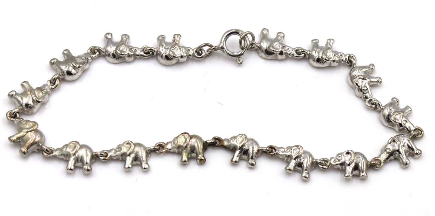 Group lot of 11 vintage 925 sterling silver bracelets