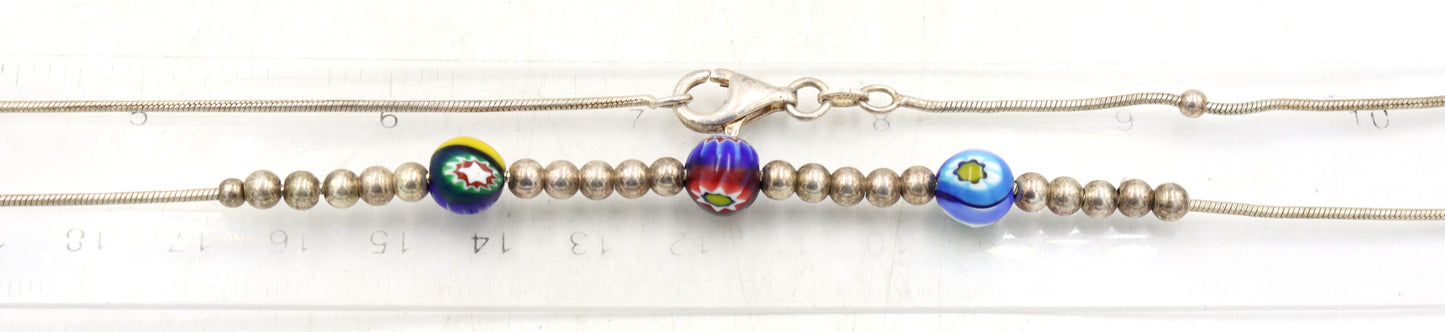 Group lot of Vintage 925 sterling silver 10 necklaces