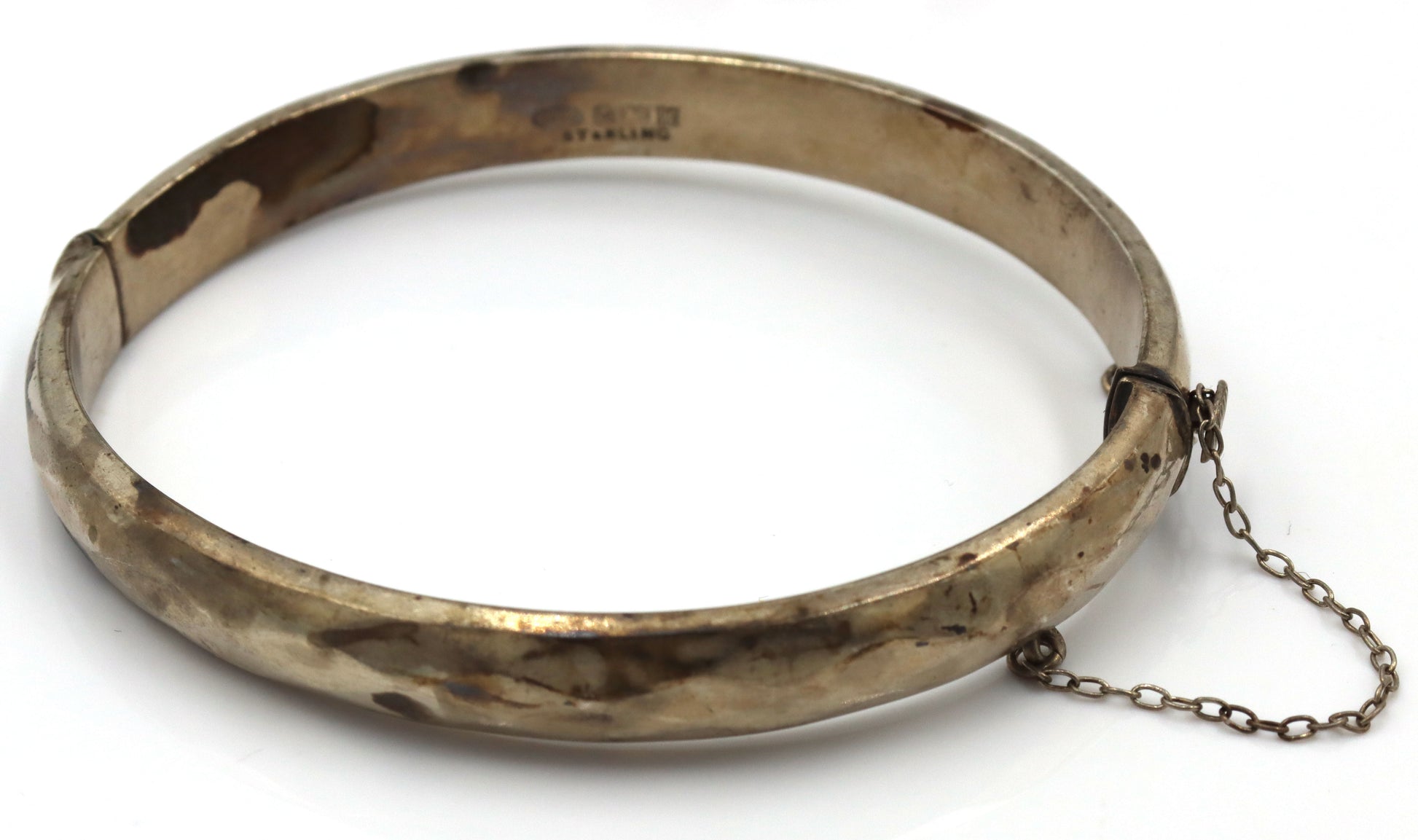 Group lot of 4 cuff bangles in 925 sterling silver
