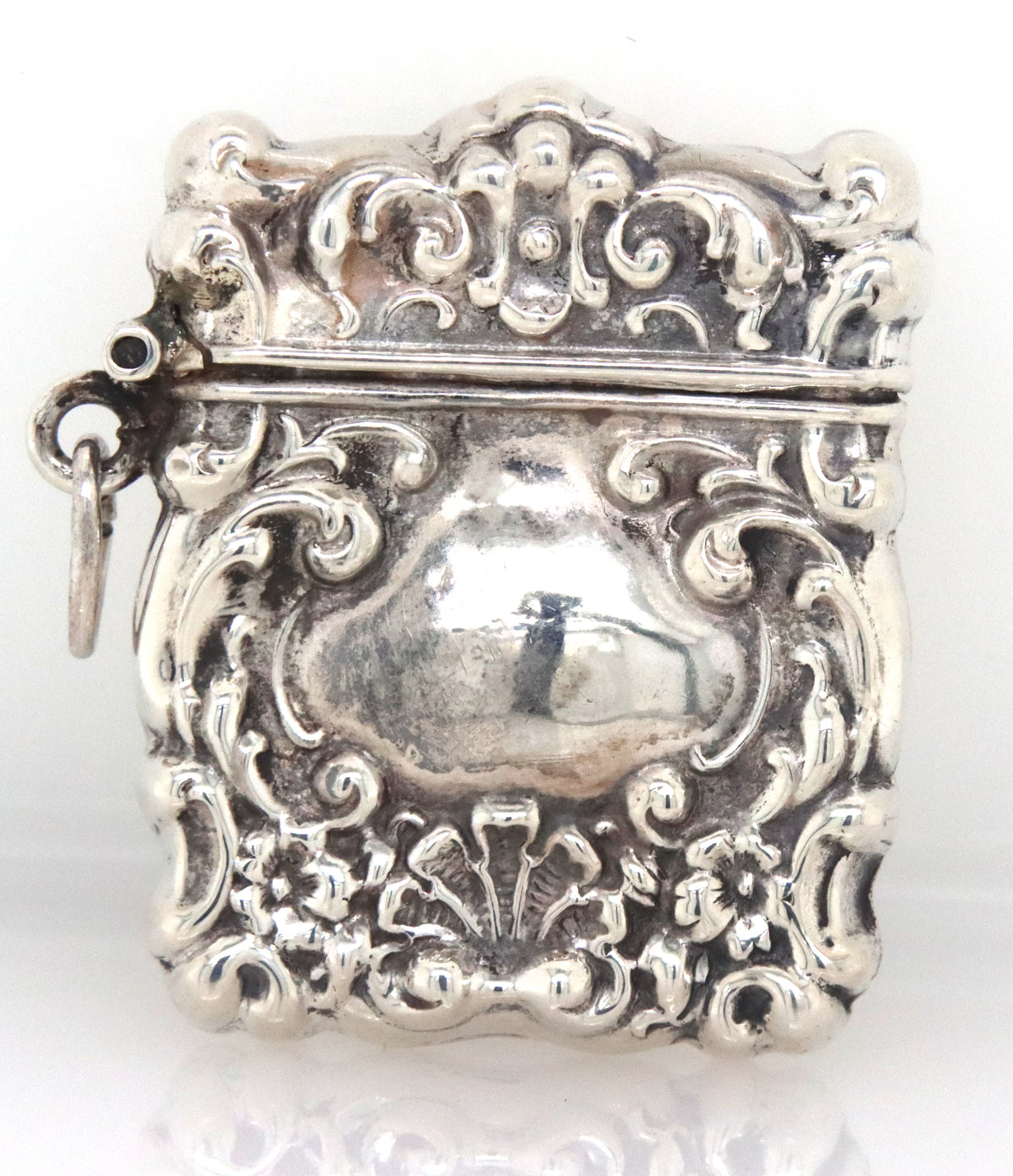 925 Sterling silver mini match box pendant