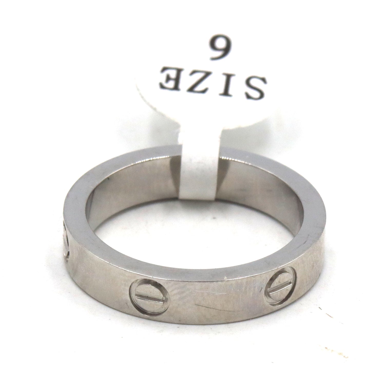 Stainless steel love band
