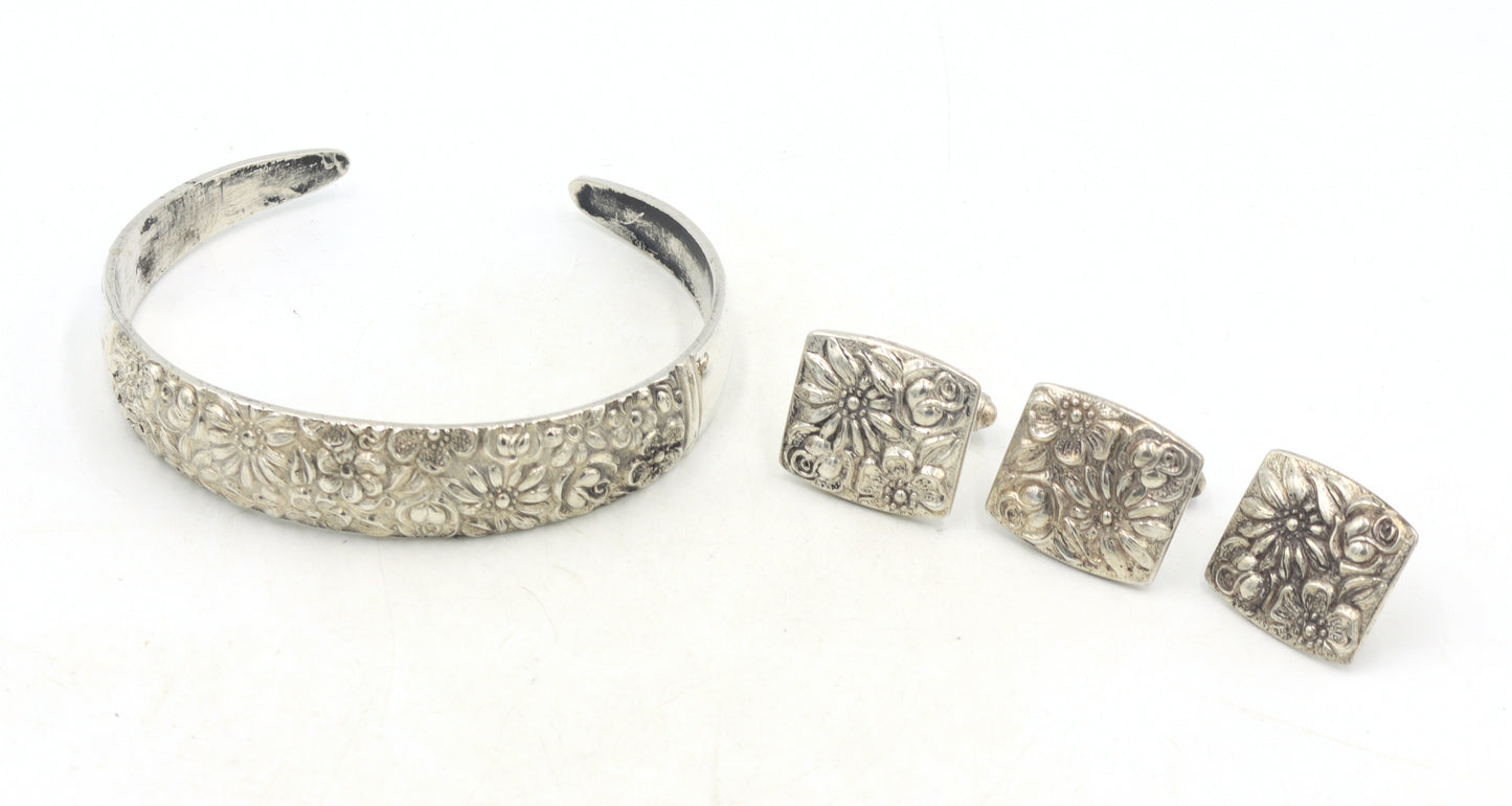 Group lot of Vintage 925 sterling silver jewelry
