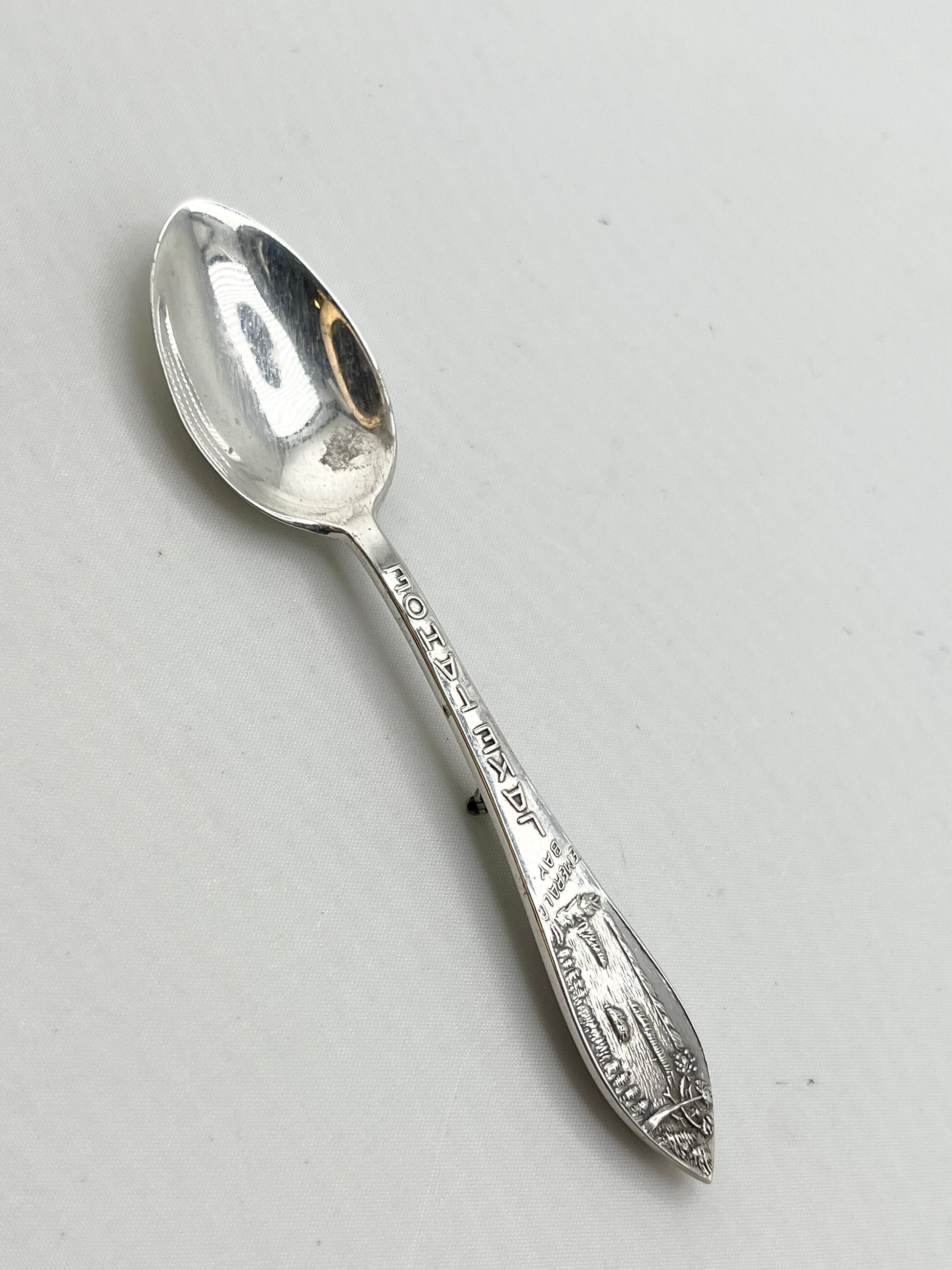925 Sterling Silvder Vintage Souvenir "Lake Tahoe" Spoon