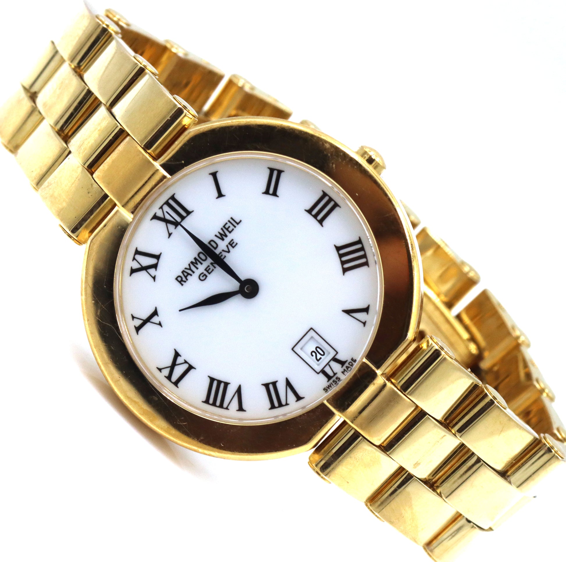 Raymond Weil gold tone Roman numeral watch