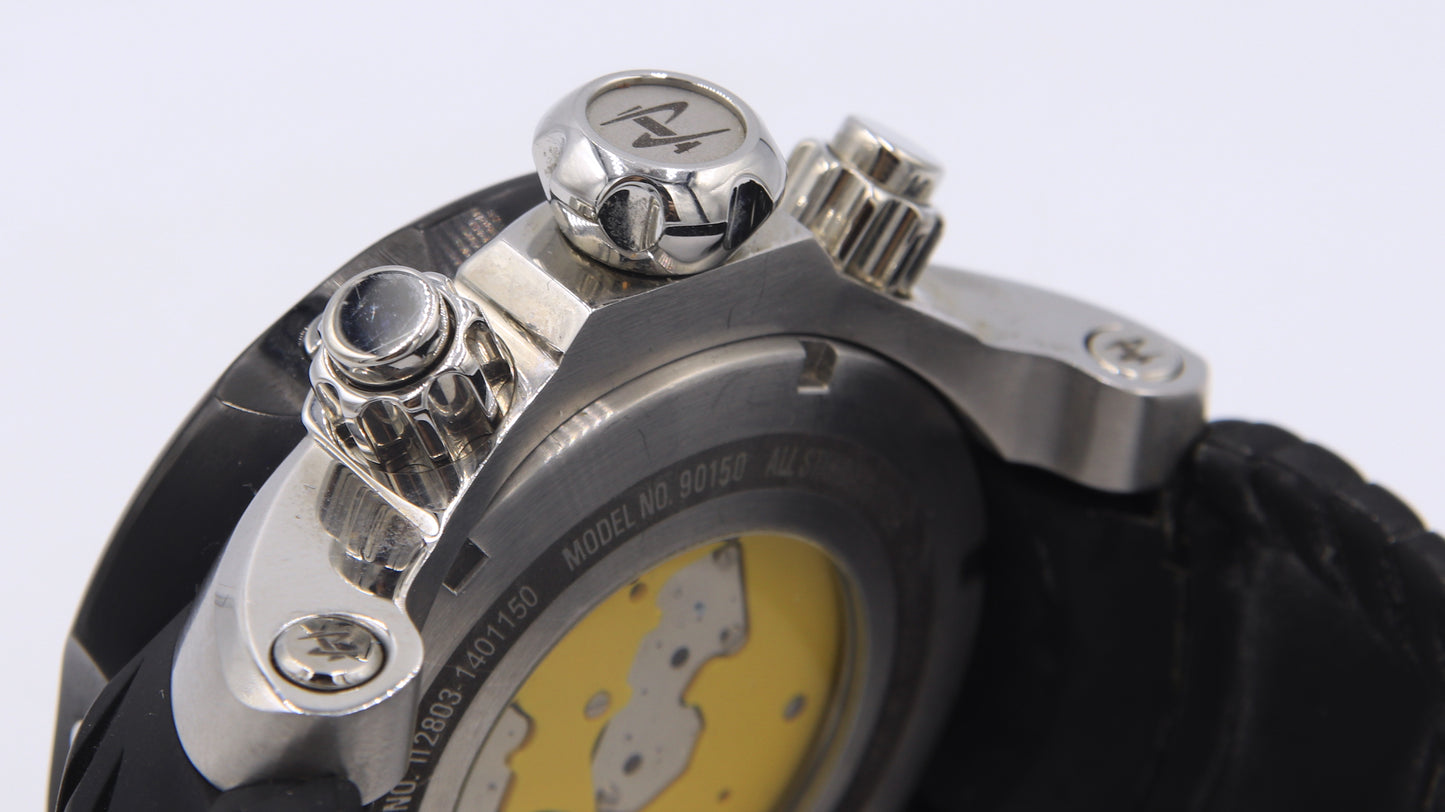 Invicta Reserve Venmo Quartz Swiss Chronograph Black Dial Watch