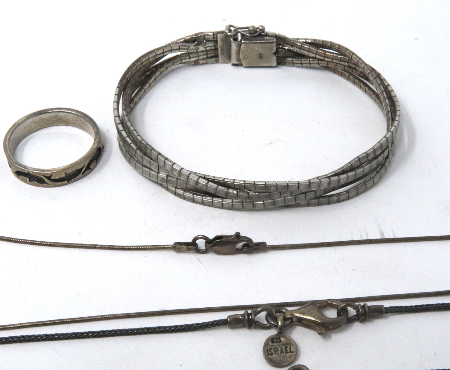 Group Lot of Vintage Sterling Silver Jewelry