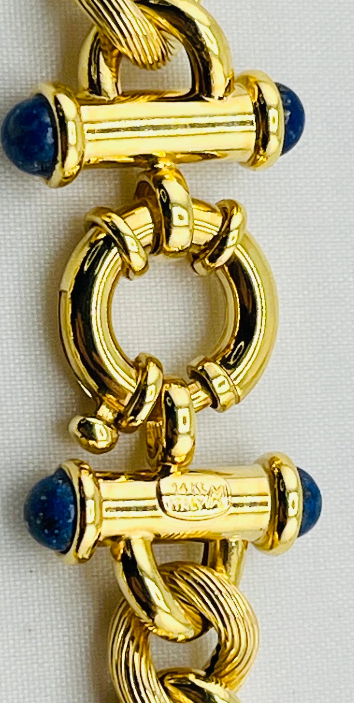 Italian 14KT Yellow Gold Curb Link Bracelet