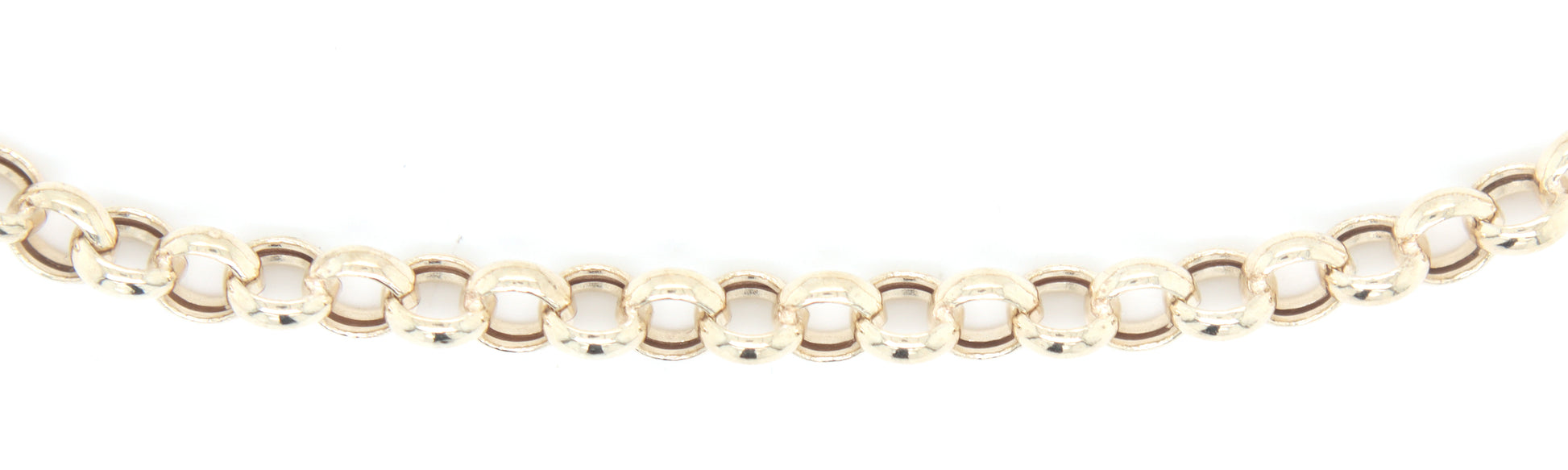 14kt Yellow gold Rolo link bracelet