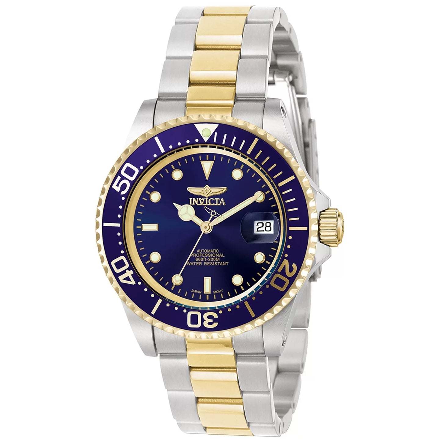 Invicta Men's Pro Diver Automatic 3 Hand Blue Dial Watch