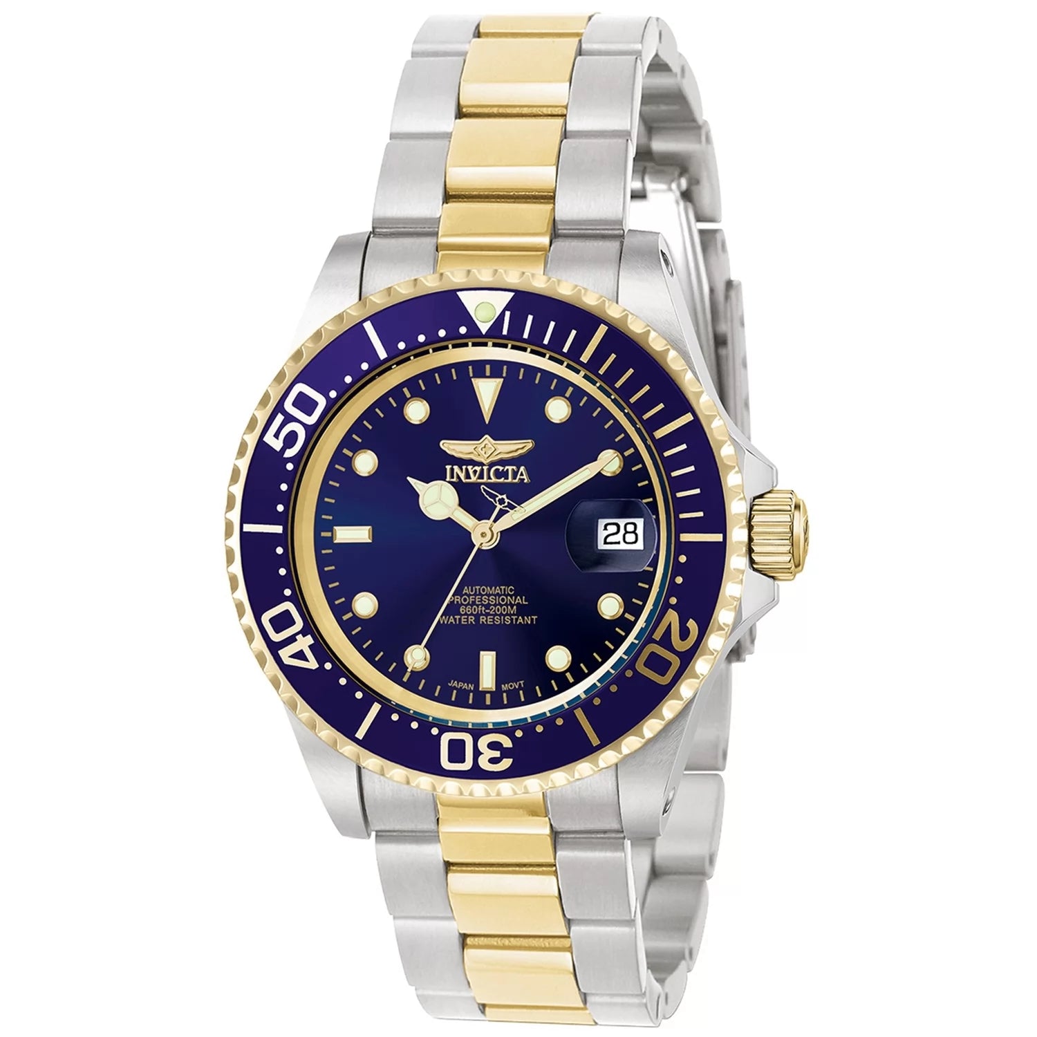 Invicta Men's Pro Diver Automatic 3 Hand Blue Dial Watch