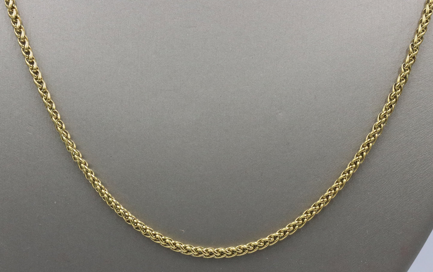 Stainless steel popcorn chain necklace