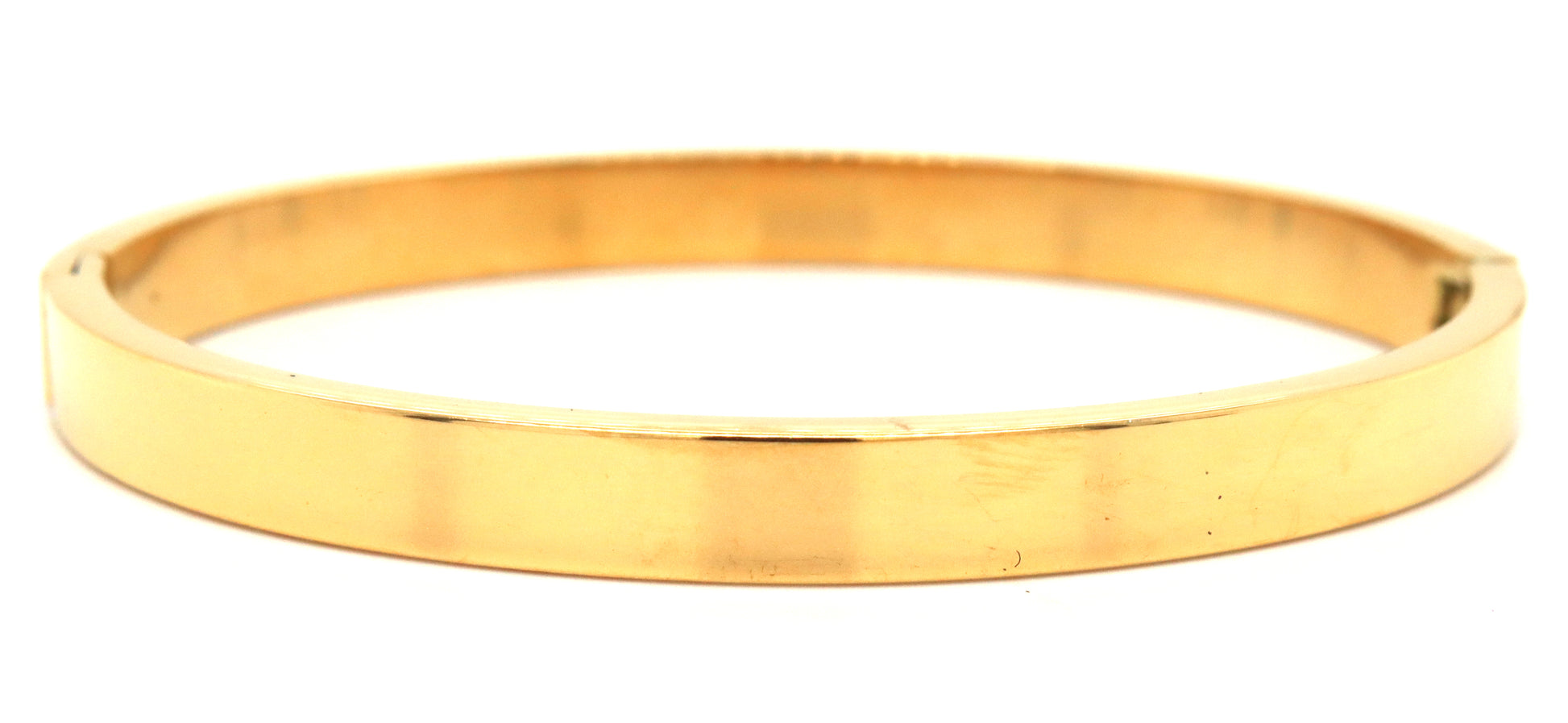 Gold plated bangle bracelet