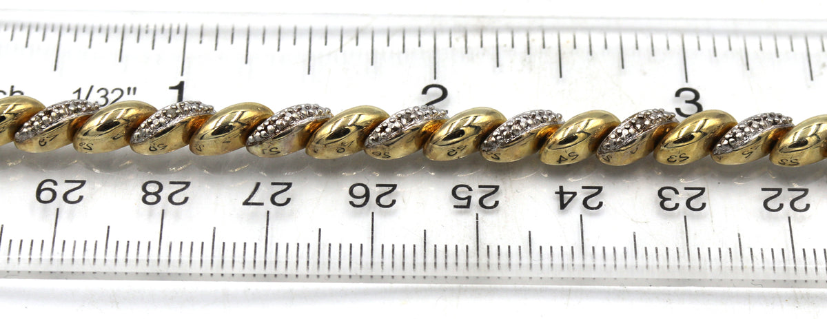Group lot of 4 Vintage 925 sterling silver bracelets