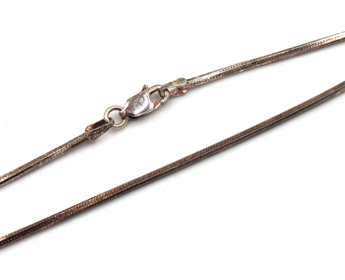 Group lot of 3 Italian vintage 925 sterling silver chains