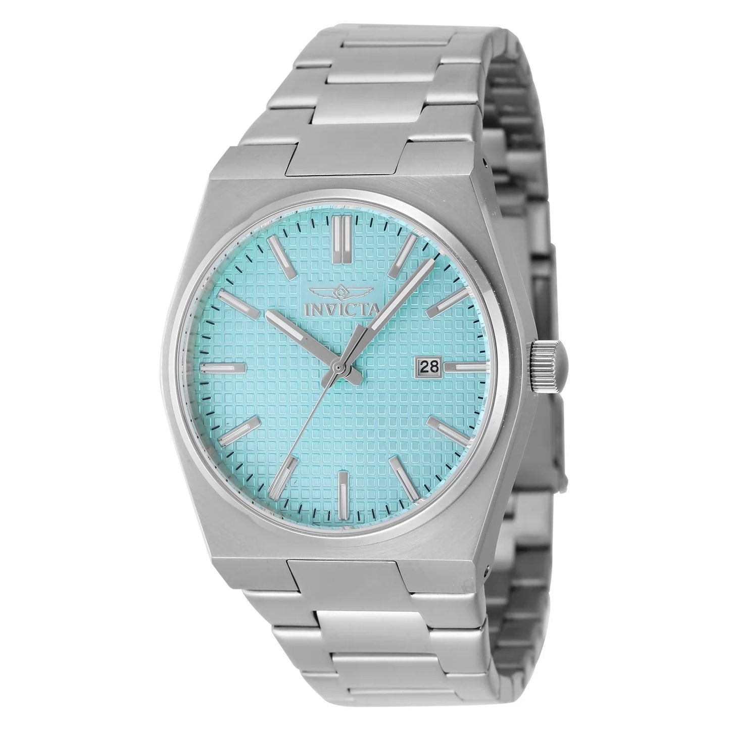 Invicta Men's Speedway Quartz 3 Hand Light Blue Dial Watch