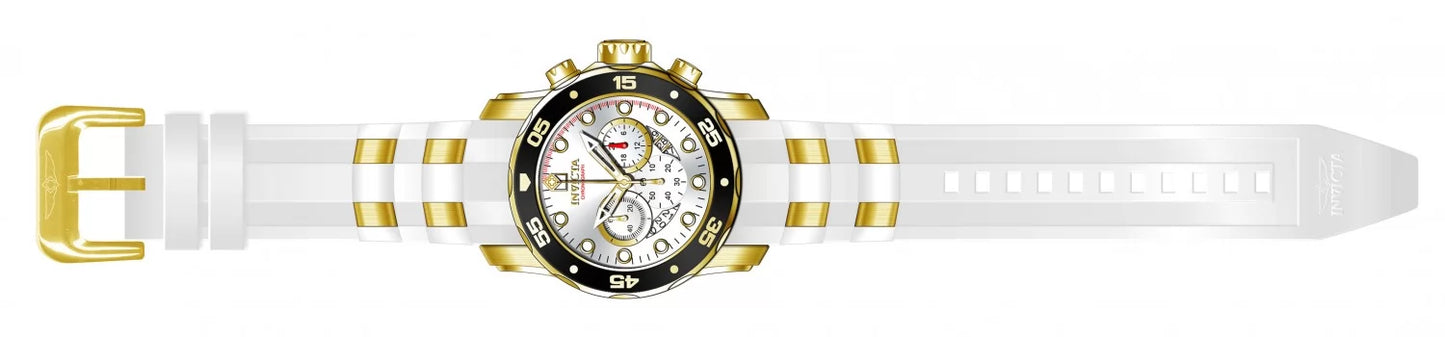 Invicta Men's Pro Diver Quartz Chronograph Silver Dial Watch