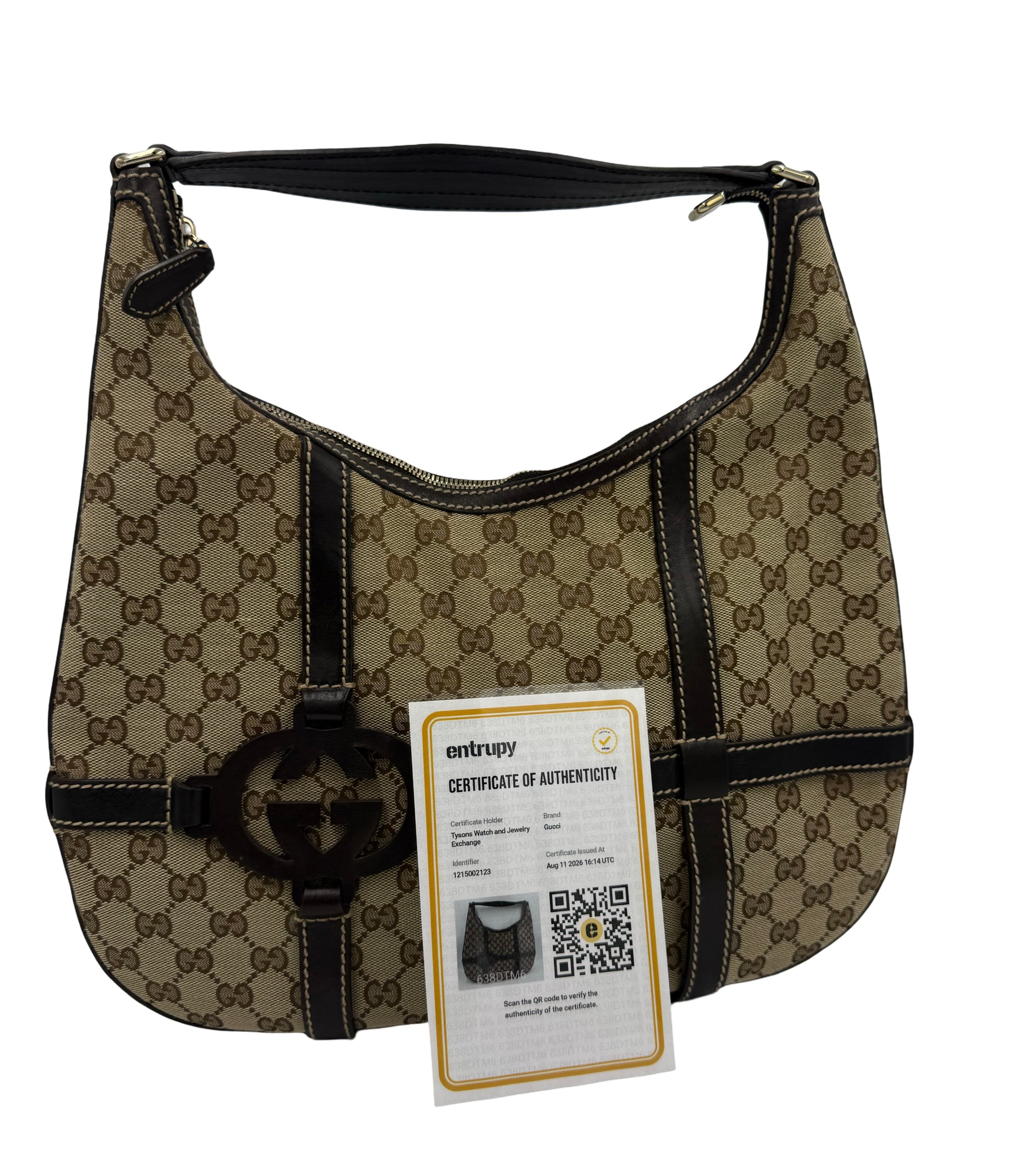 Gucci GG Canvas royal hobo bag