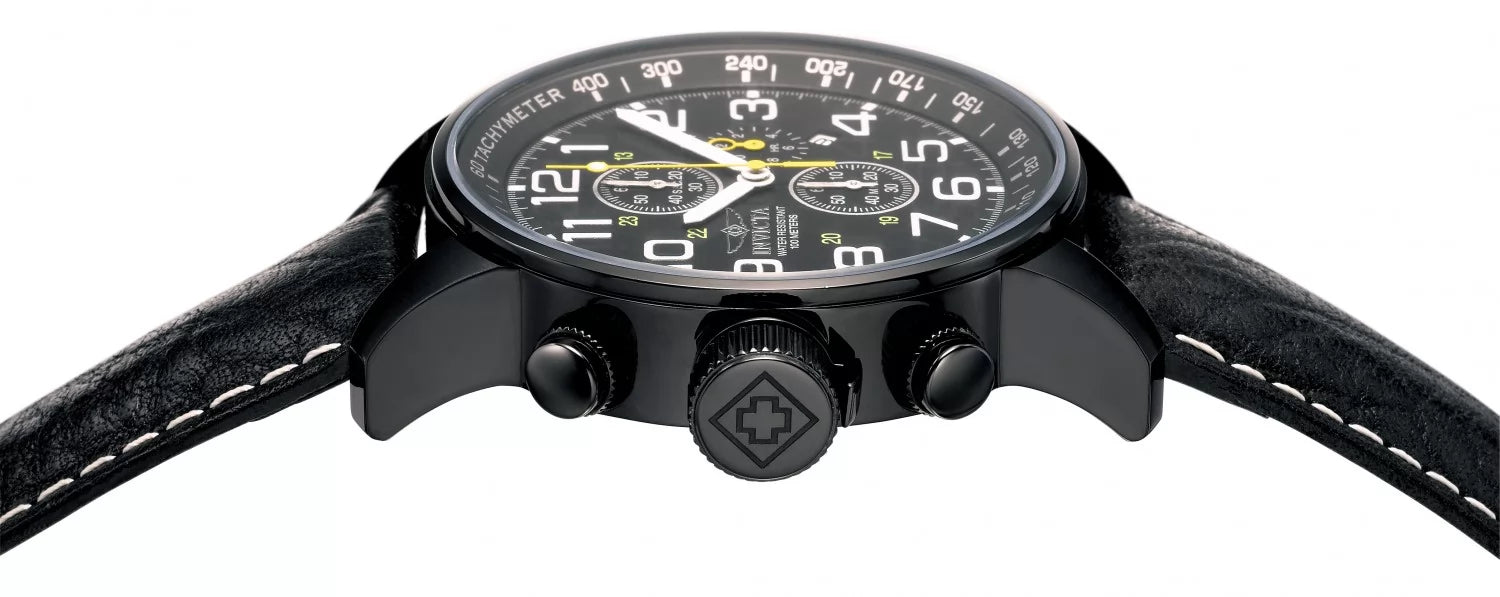 Invicta Men's I-Force Quartz Chronograph Black Dial Watch