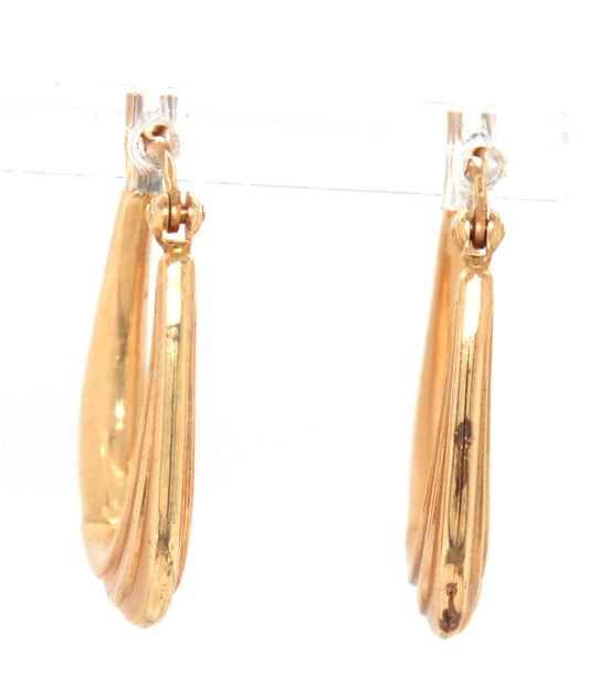 14kt Yellow gold earrings