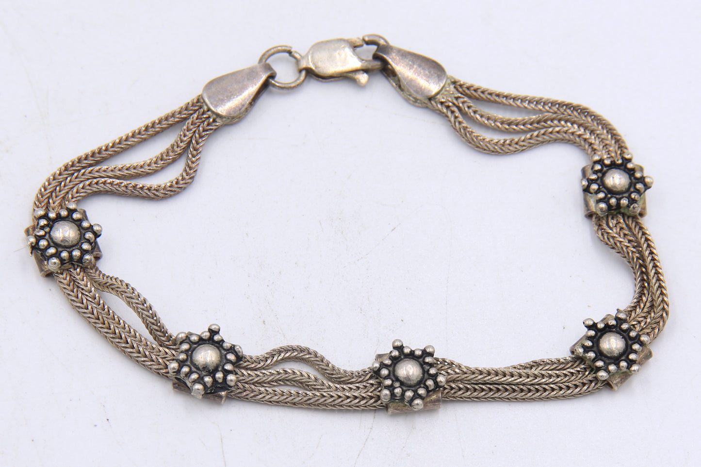 Group Lot of 8 Vintage 925 Sterling Silver Bracelets