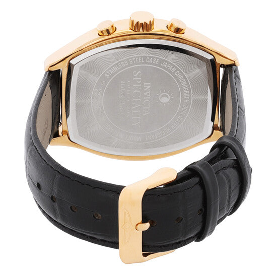 Invicta Specialty Chronograph White Dial Gold-Tone Stainless Steel Men's Watch